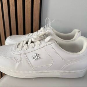 Calvin Klein White Sneakers with Logo